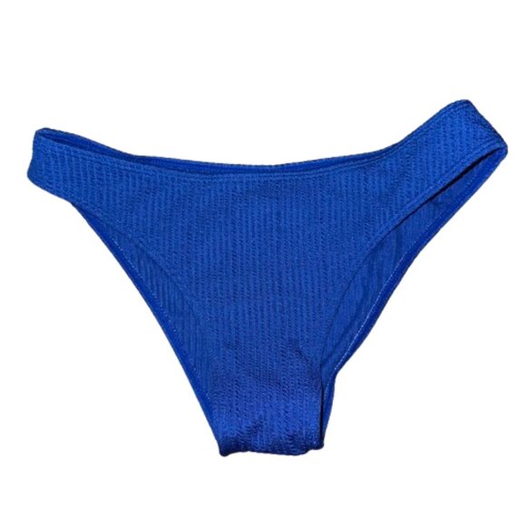 NWOT! Blue Push Up Bikini with Gold Jewels Size Medium - Picture 8 of 9